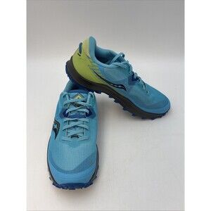 Saucony Peregrine 11 Womens Size 10 Waterproof Trail Running Shoes Royal/lime